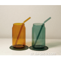 Χρωματιστό γυάλινο μπουκάλι νερό για κατανάλωση